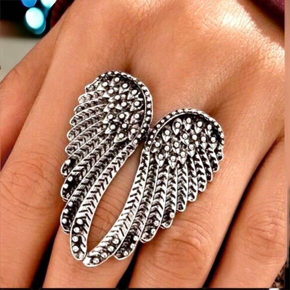 Wings Jewelry 🔥 3” Wings Earrings 🔥 Wing Ring - 7 🔥 Sexy Always 🔥 Custom…New - Picture 4 of 7